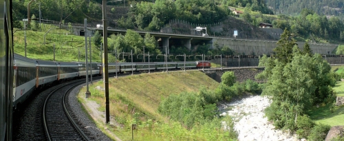 Regalo al paraíso ferroviario (Suiza)